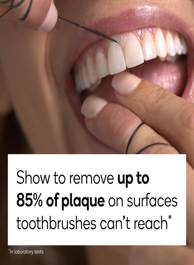 BURST Big Floss Refill Bobbin (273 Yards/XL Spool) | Fits Burst’s Big Expanding Dental Floss Dispenser | Mint Eucalyptus | Expanding Black Floss with Xylitol Coating | Vegan | Paraben Free Tooth Floss - Image 5